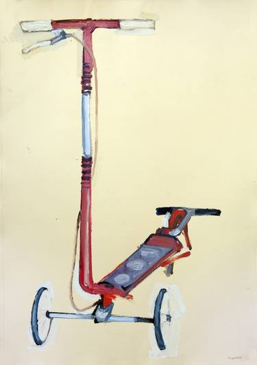 Print of Figurative Bike Paintings by Taliah Lempert