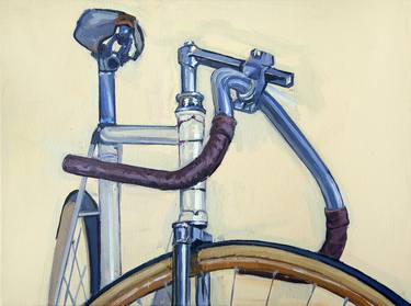 Original Figurative Bicycle Paintings by Taliah Lempert