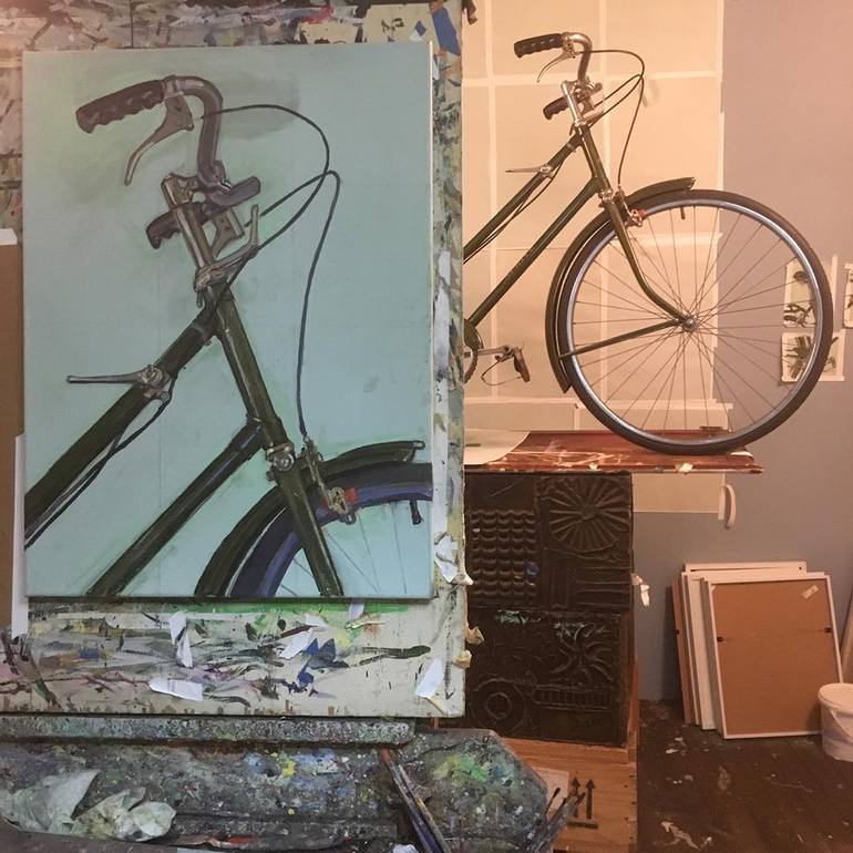 Original Figurative Transportation Painting by Taliah Lempert