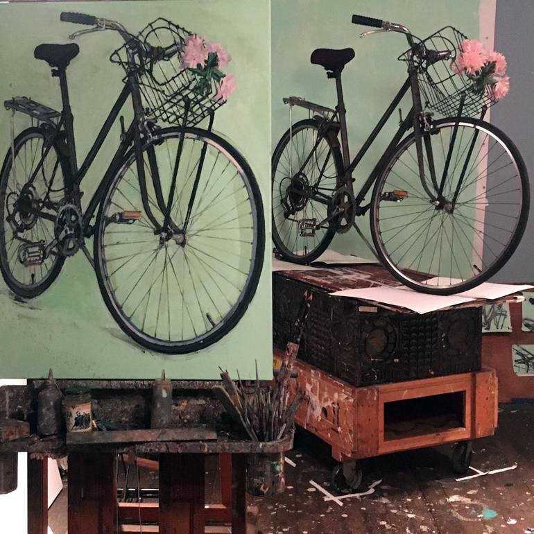 Original Figurative Transportation Painting by Taliah Lempert