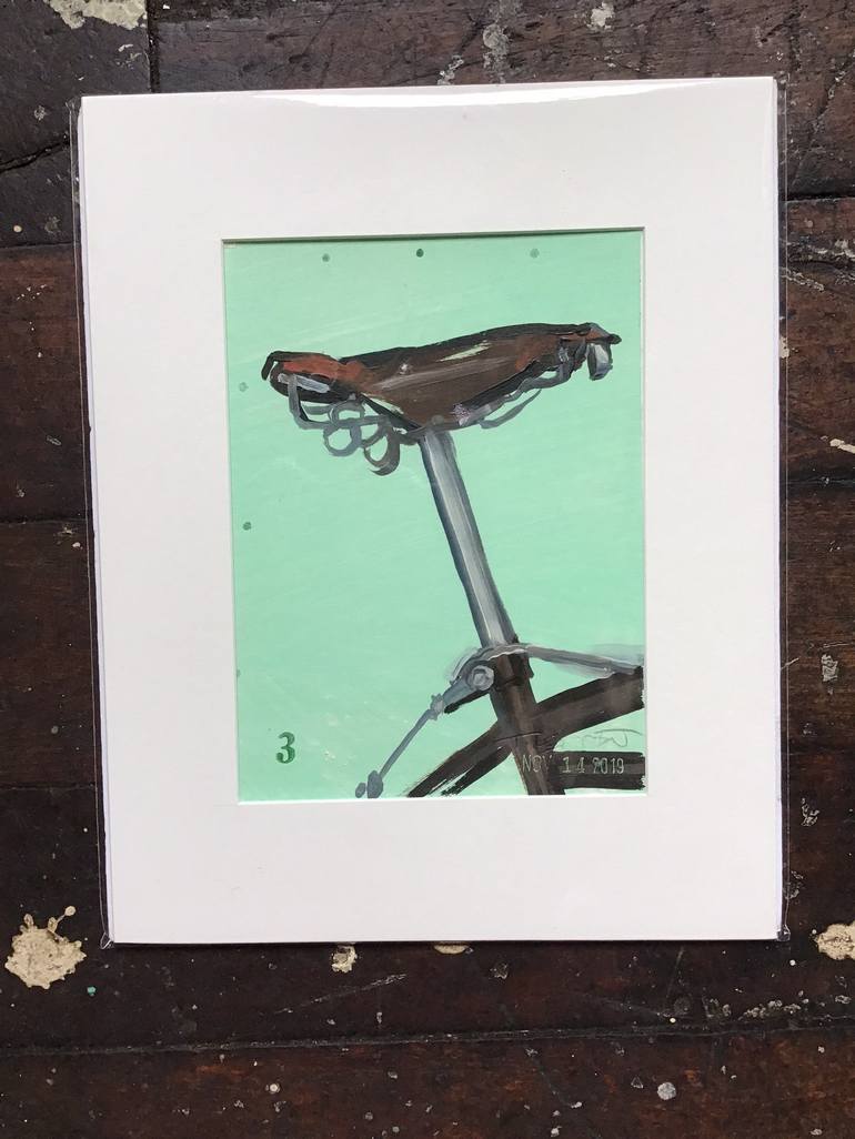 Original Realism Bicycle Painting by Taliah Lempert