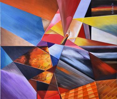 Original Abstract Sport Paintings by nelson imperial