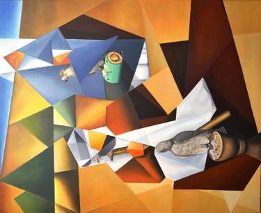 Original Cubism Culture Paintings by nelson imperial