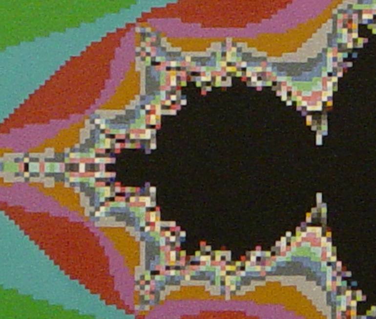 Original Algorithmic Science/Technology Painting by Robert Szczerbowski
