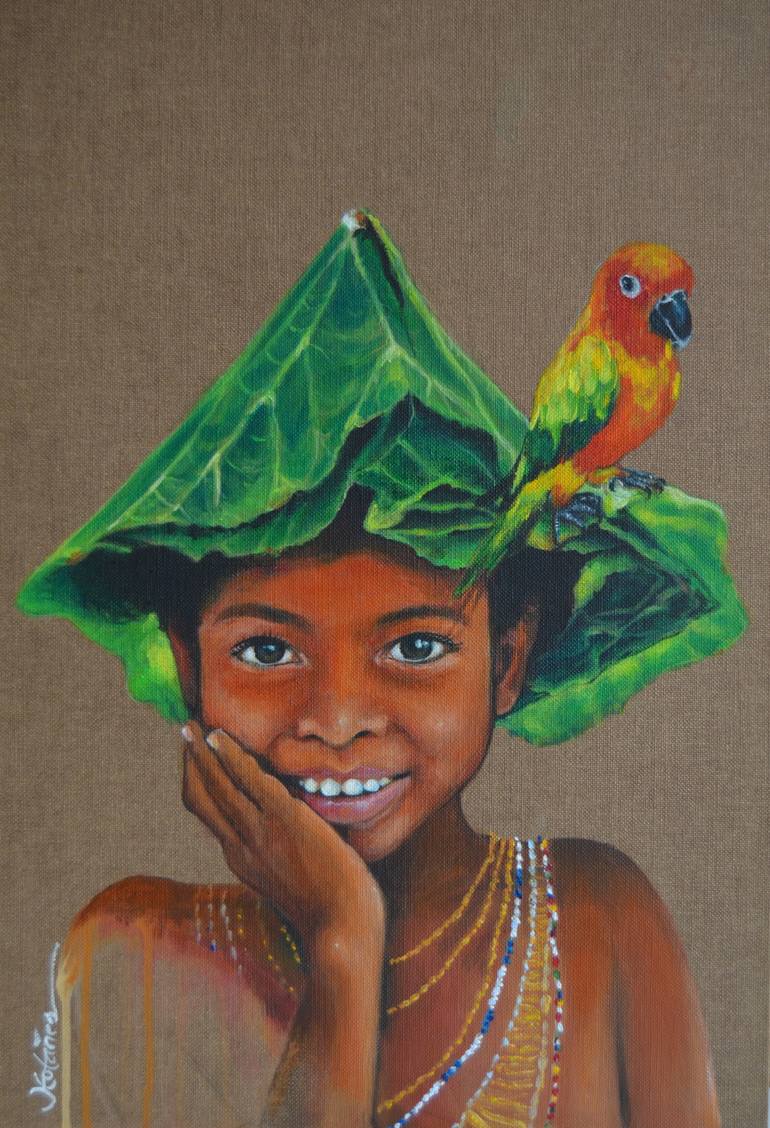 The indigenous Philippines- Aeta child - Print