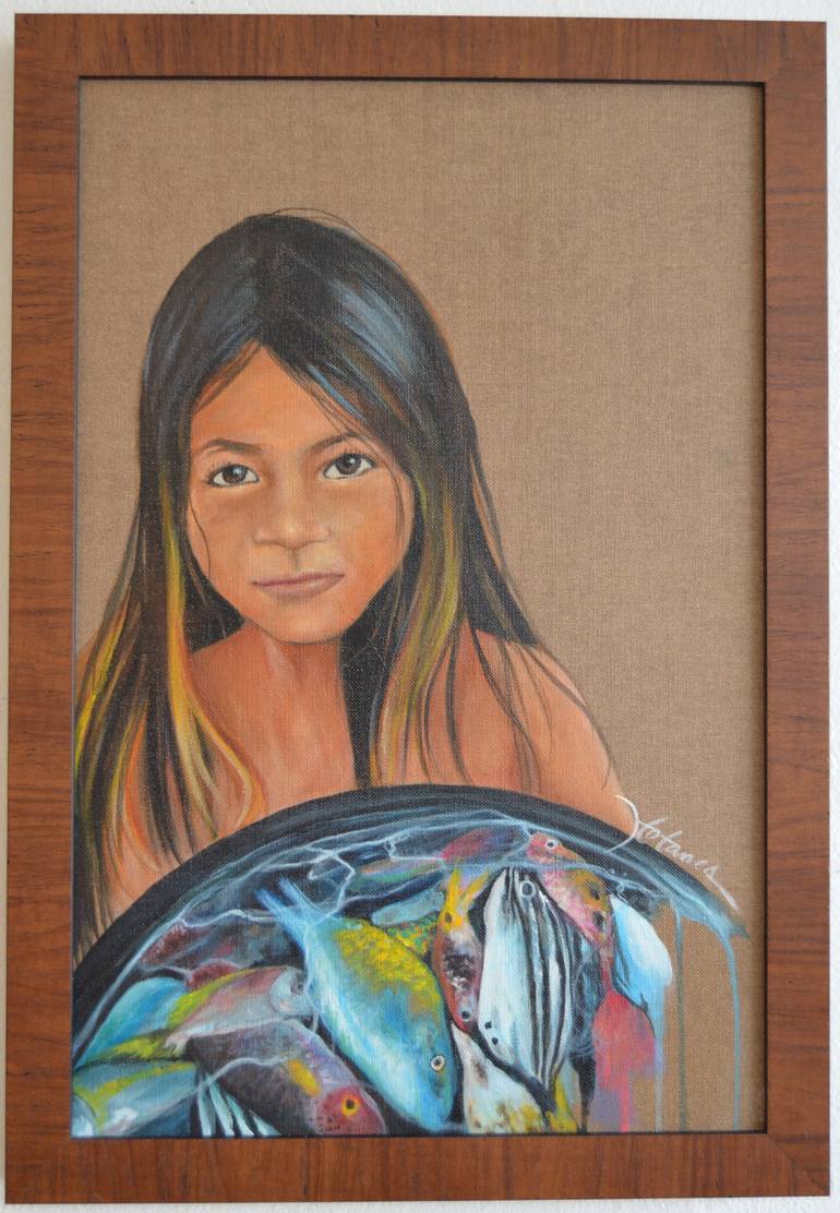 Original Conceptual Children Painting by Jv Totañes