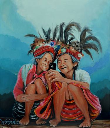 Print of Figurative Culture Paintings by JV Totañes