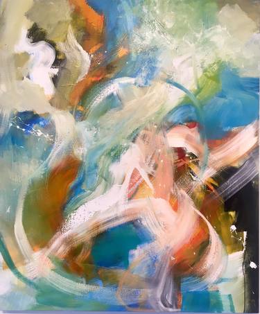 Original Abstract Expressionism Abstract Painting by Mats Andersson