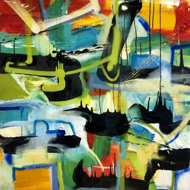 Print of Abstract Paintings by Mats Andersson