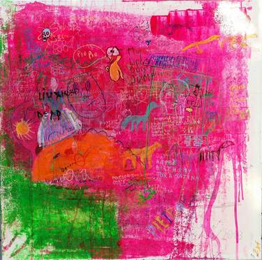 pink iron Painting by Gabriele Bastianelli