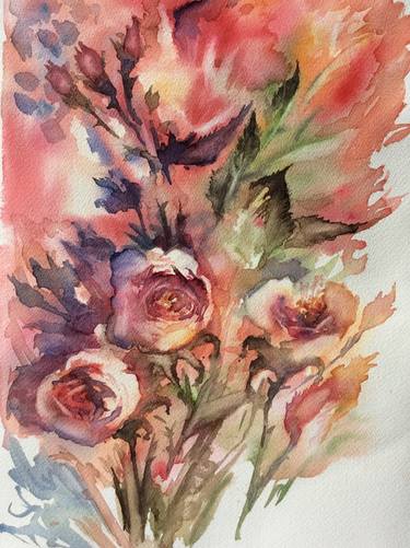 Original Fine Art Floral Paintings by Yuriy Ivashkevych