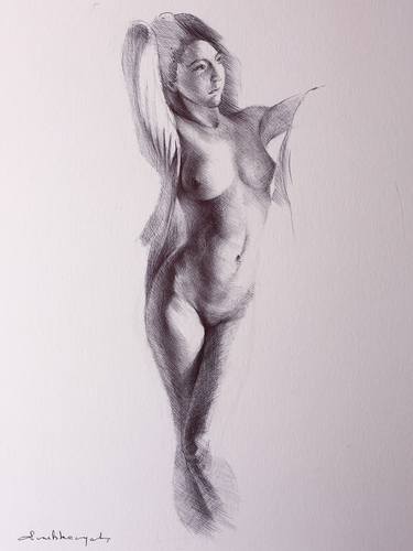 Original Nude Drawings by Yuriy Ivashkevych