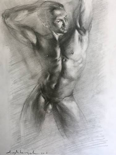Original Nude Drawings by Yuriy Ivashkevych