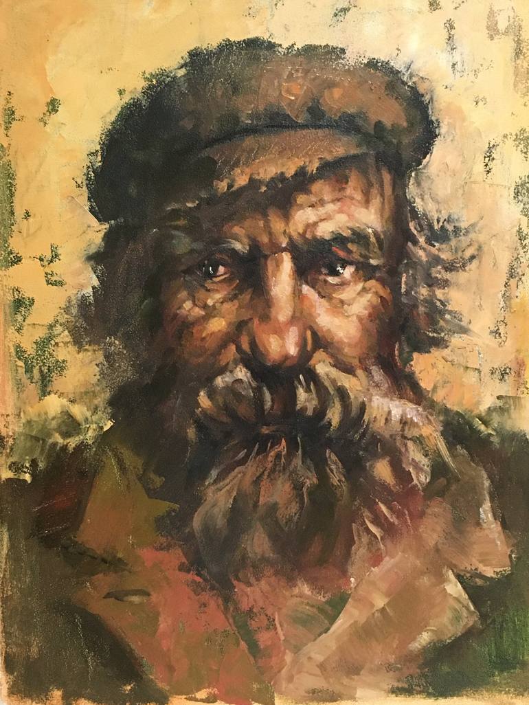 Old hutsul Painting by Yuriy Ivashkevych | Saatchi Art