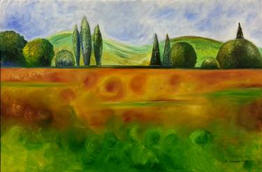 Original Landscape Paintings by AURORA VITE