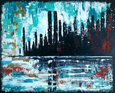 Original Abstract Paintings by AURORA VITE