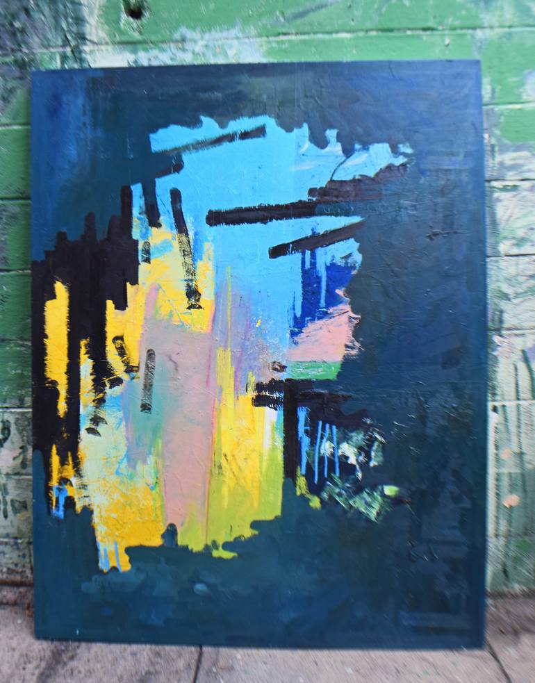 Original Abstract Expressionism Abstract Painting by Bridget O'rourke