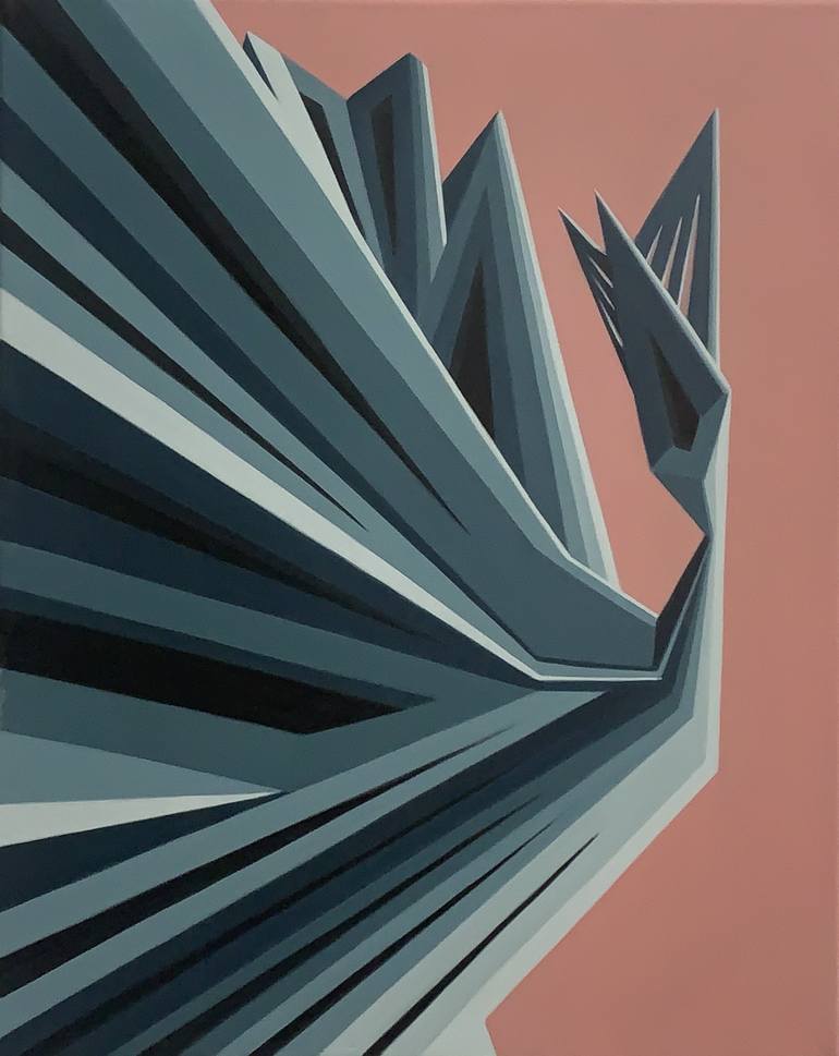 Original Geometric Abstract Paintings by Roberto Chessa