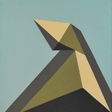 Original Abstract Geometric Paintings by Roberto Chessa