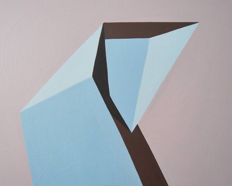 Original Geometric Painting by Roberto Chessa