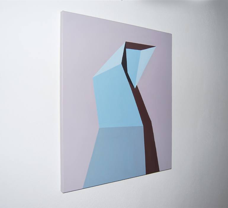 Original Geometric Painting by Roberto Chessa