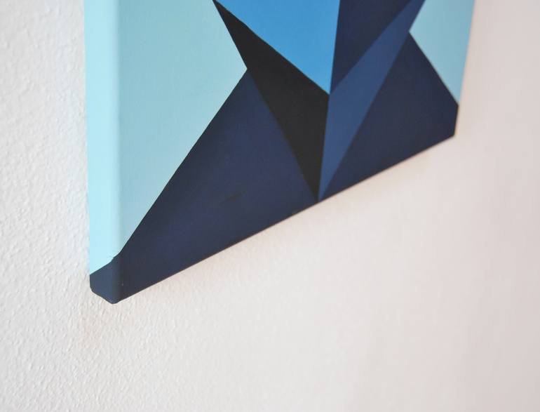 Original Geometric Painting by Roberto Chessa