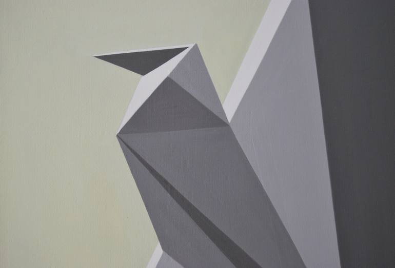 Original Geometric Painting by Roberto Chessa