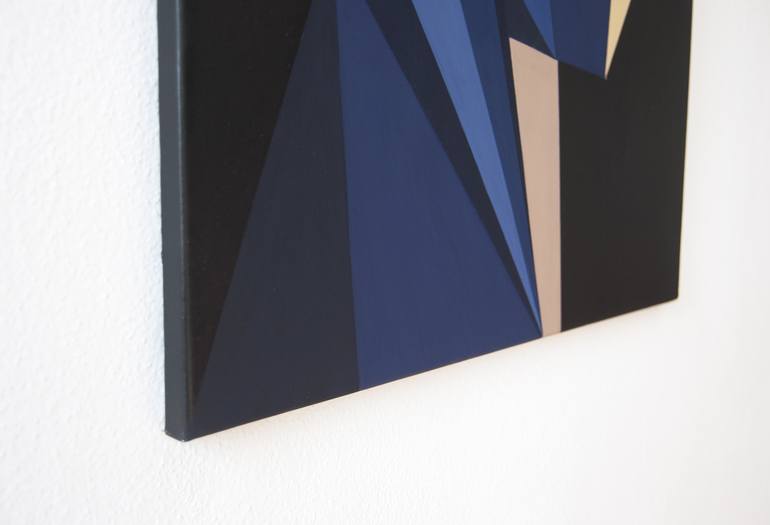 Original Geometric Painting by Roberto Chessa