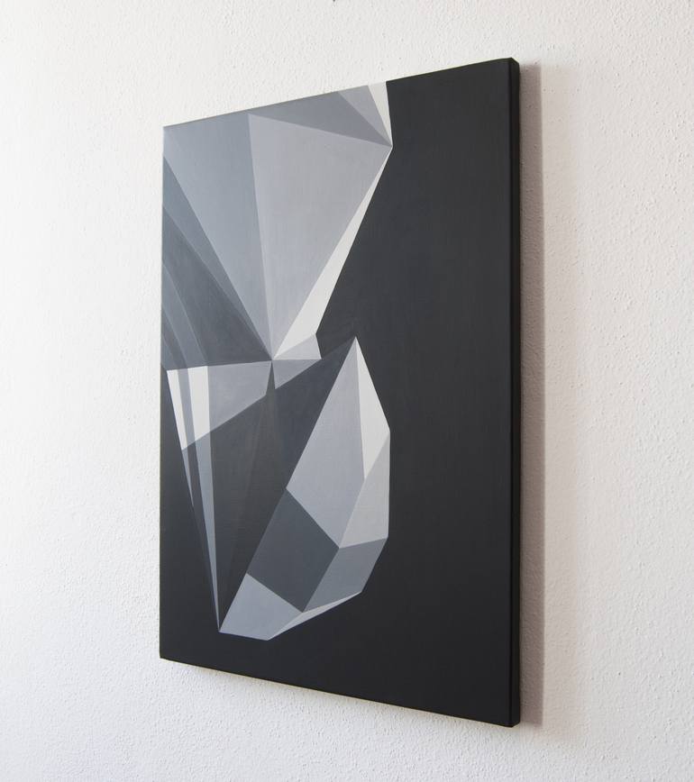 Original Geometric Painting by Roberto Chessa