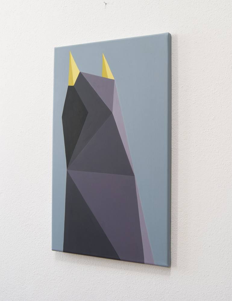 Original Geometric Painting by Roberto Chessa