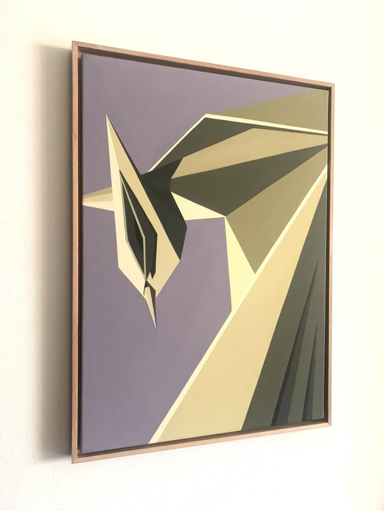 Original Geometric Painting by Roberto Chessa