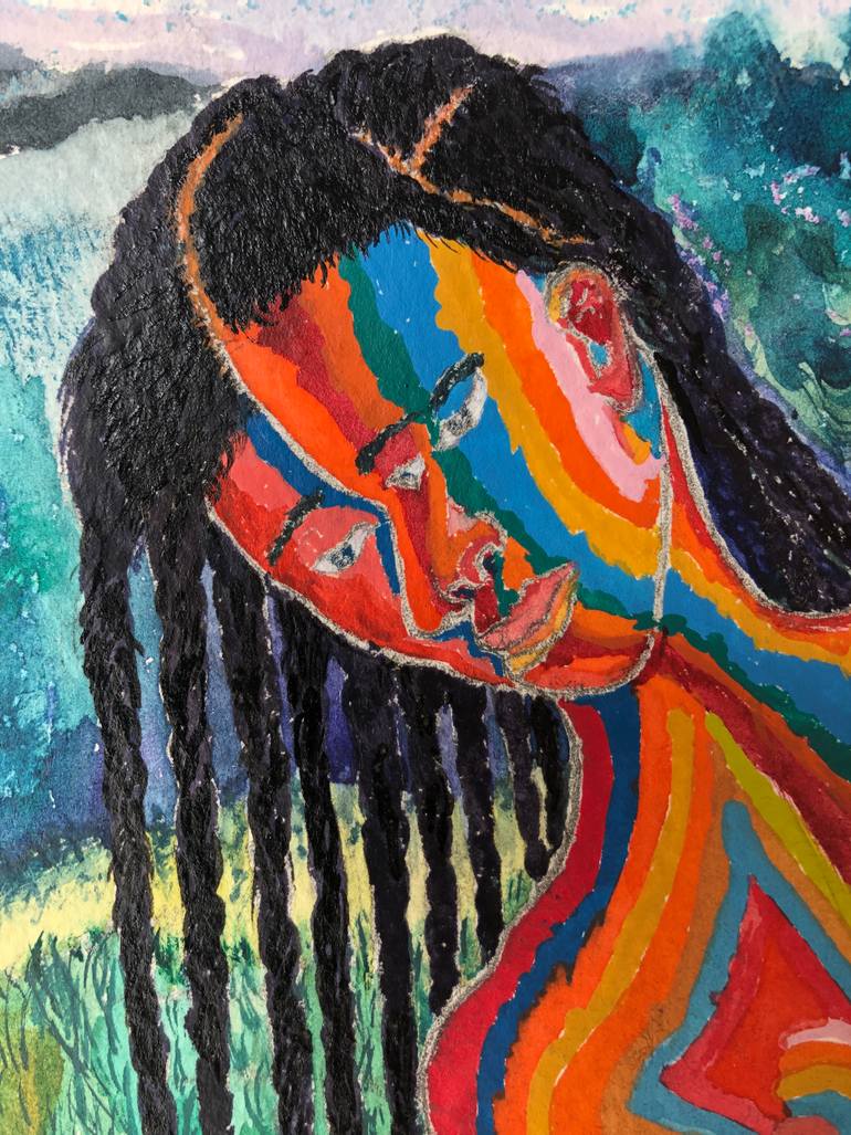Original Expressionism Religion Painting by John Powell