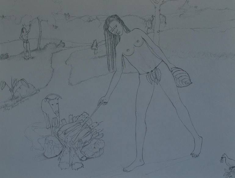 Original Expressionism Religion Painting by John Powell