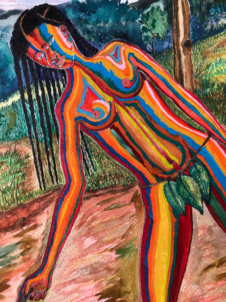 Original Expressionism Religion Painting by John Powell