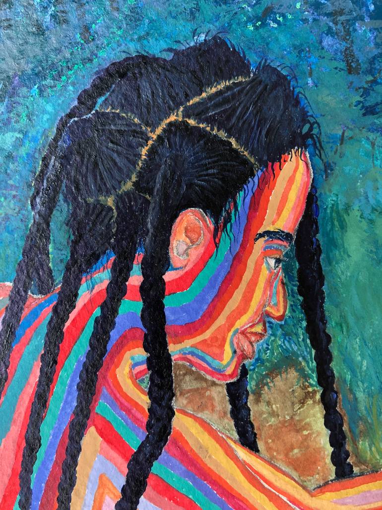 Original Expressionism Religion Painting by John Powell