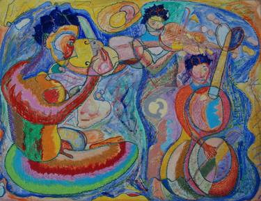 Print of Modern Music Paintings by John Powell