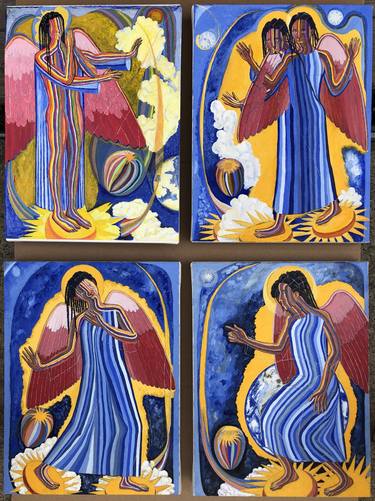 Original Figurative Religious Paintings by John Powell