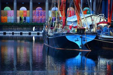 Original Street Art Boat Photography by kim thunder