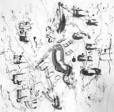 Original Dada Abstract Drawings by hee do