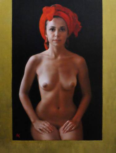 Original Erotic Paintings by Azamat Kuliev