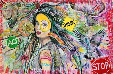 Original Pop Art Fantasy Paintings by Niwan Yod