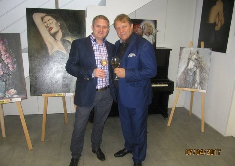 Original Abstract Love Painting by Tatiana Siedlova