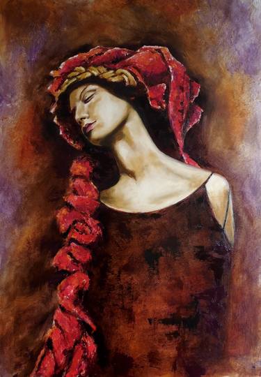 Print of Figurative Women Paintings by Tatiana Siedlova