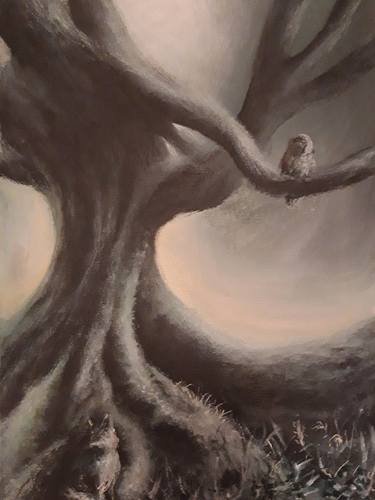 Original Illustration Tree Painting by Julia Kerrison