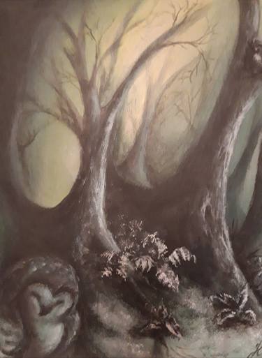 Original Fine Art Tree Painting by Julia Kerrison