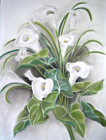 Original Floral Drawings by Ida Ambrosio