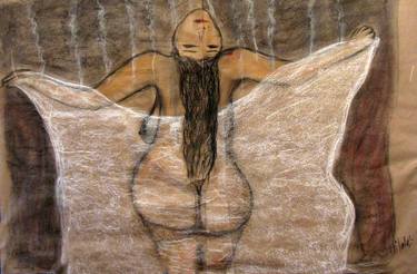 Original Figurative Nude Drawings by Hildos A