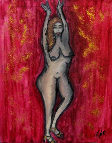 Original Figurative Women Paintings by Hildos A