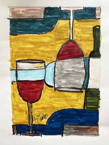 Original Food & Drink Paintings by Hildos A
