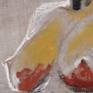Nubia - oilpainting (diptychon) by cornelia es said, Detail: breasts
